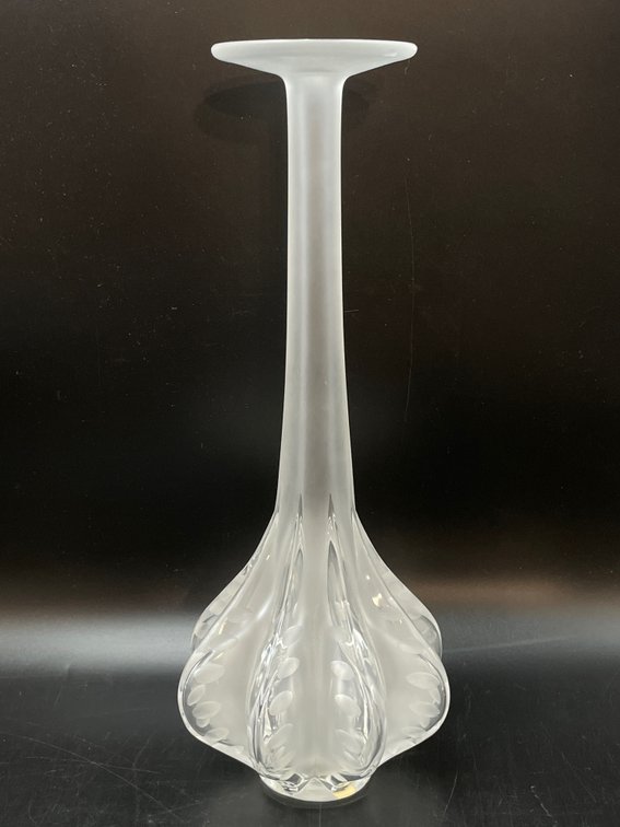 Lalique Marie Claude Solifore Sculpted Vase