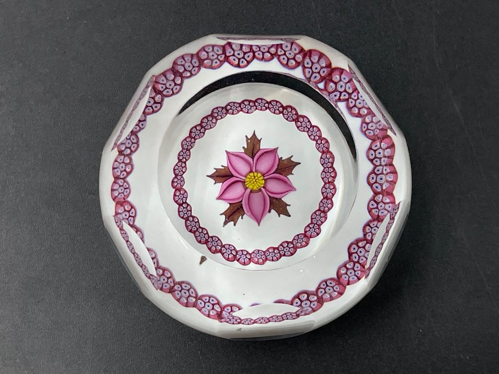 Caithness Limited Edition “Winter Flower” Paperweight
