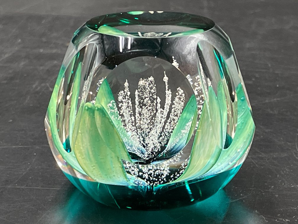 Caithness 1994 “Jubilee Orchid” Paperweight