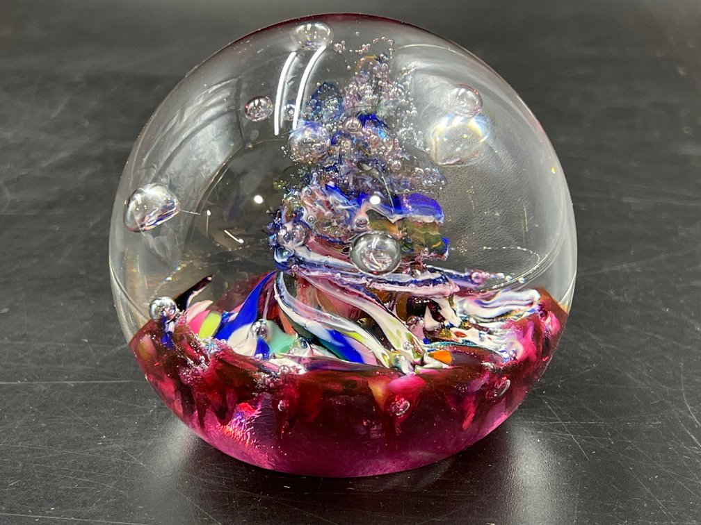 Caithness Crystal Glass Paperweight