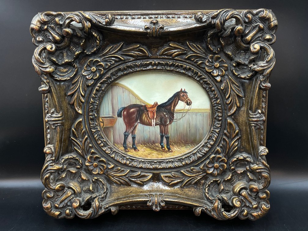 Equestrian Oil Painting