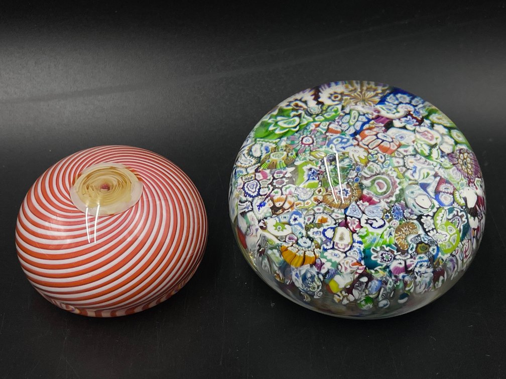 Perthshire Glass Paperweight and Related