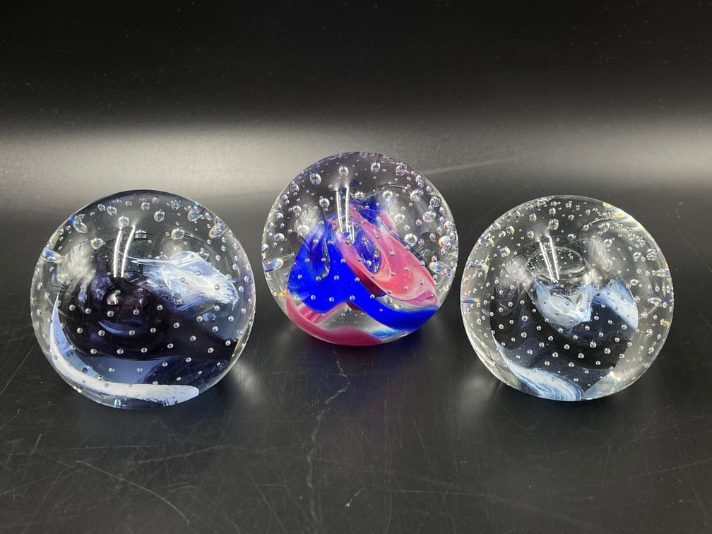 Caithness “Reflections” ‘94 & ‘95 Paperweights