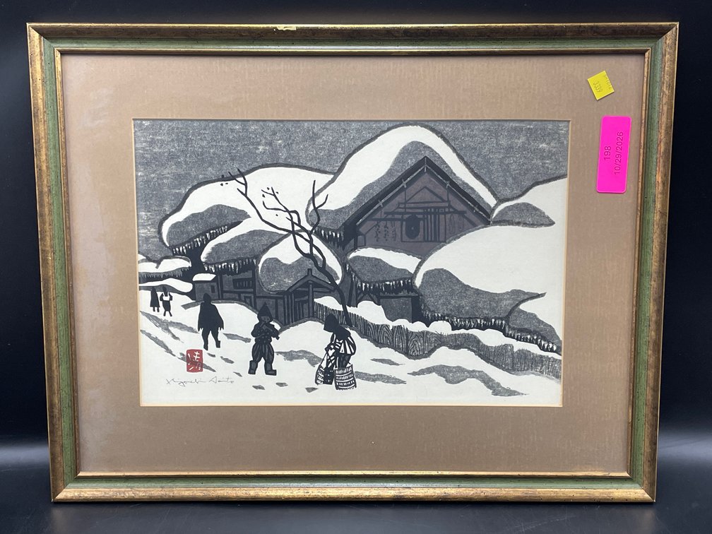 Signed Japanese Woodblock Print