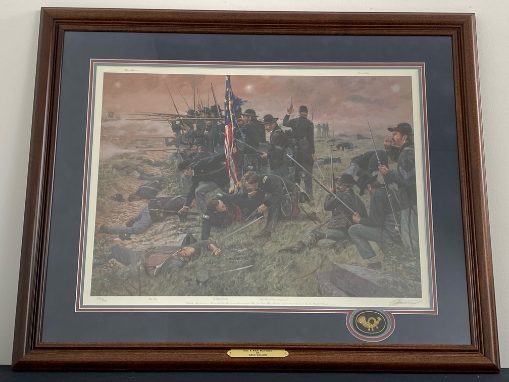 1994 Dale Gallon “Not A Man Wavered” LE Lithograph