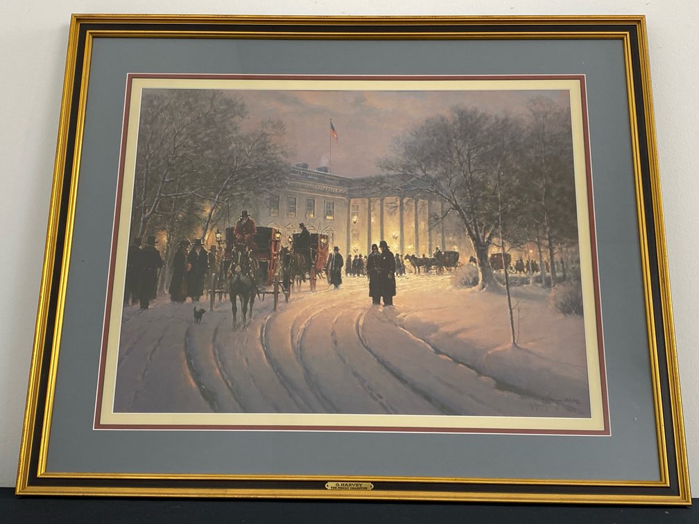 1990 G. Harvey AP Limited Edition Lithograph