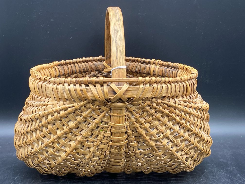 Buttocks Style Woven Splint Basket