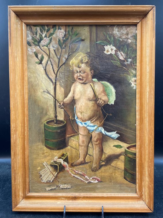 Cupid's Dilemma Style Painting