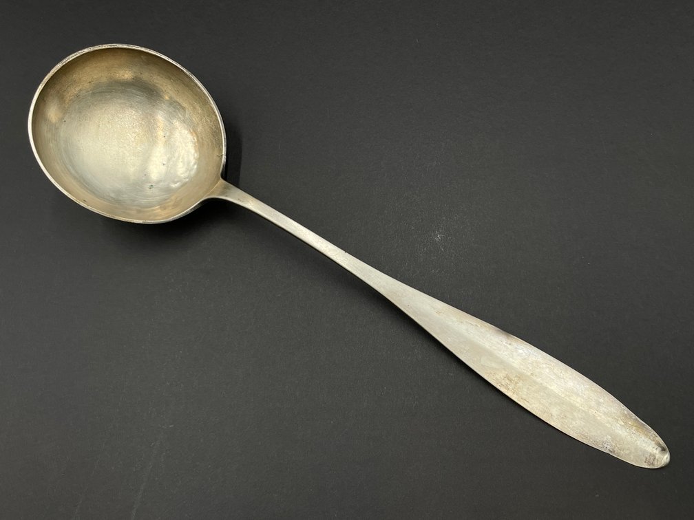 European 800 Silver Punch Ladle