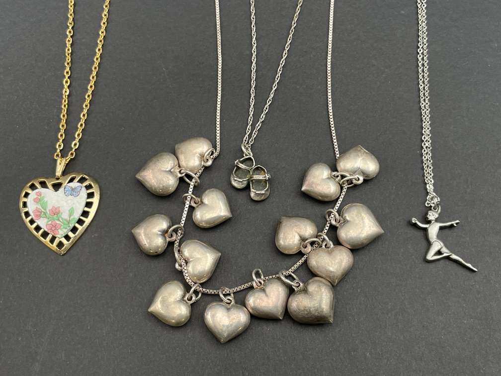 Sterling & Costume Jewelry Grouping