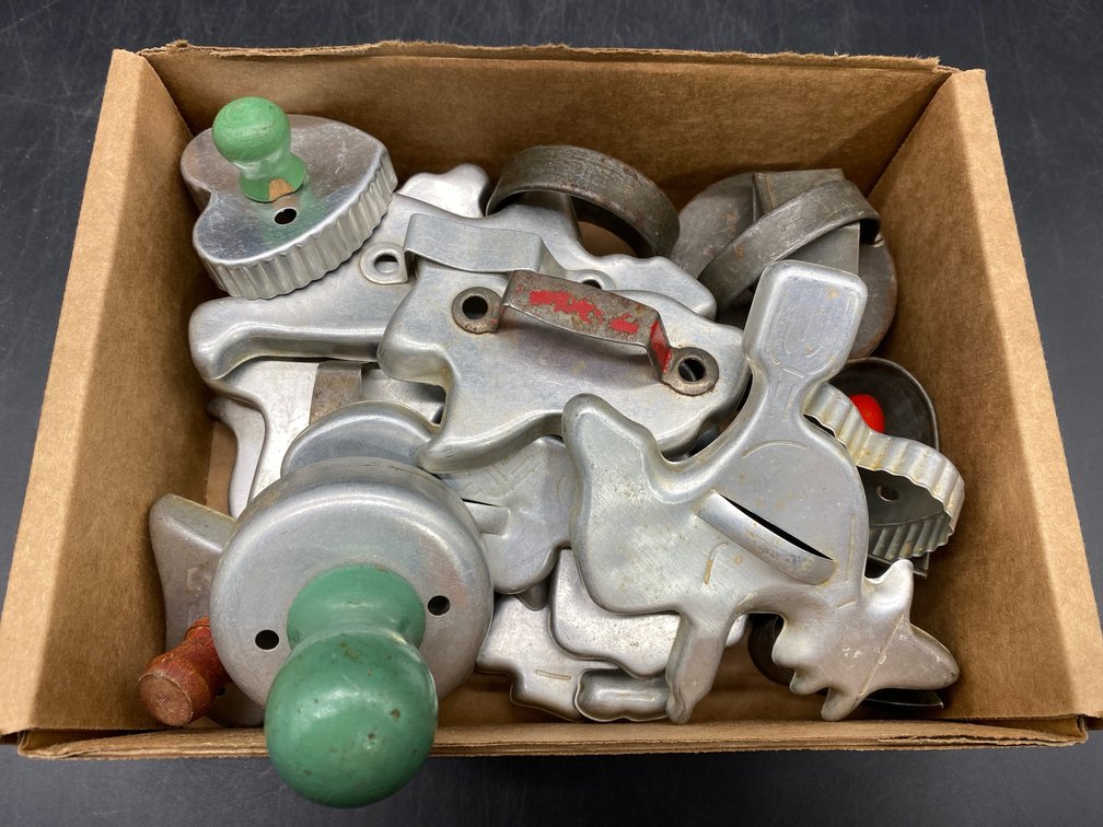 Vintage Metal Cookie Cutters Assortment
