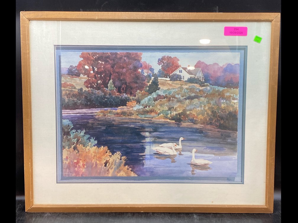 Framed Watercolor Art Print