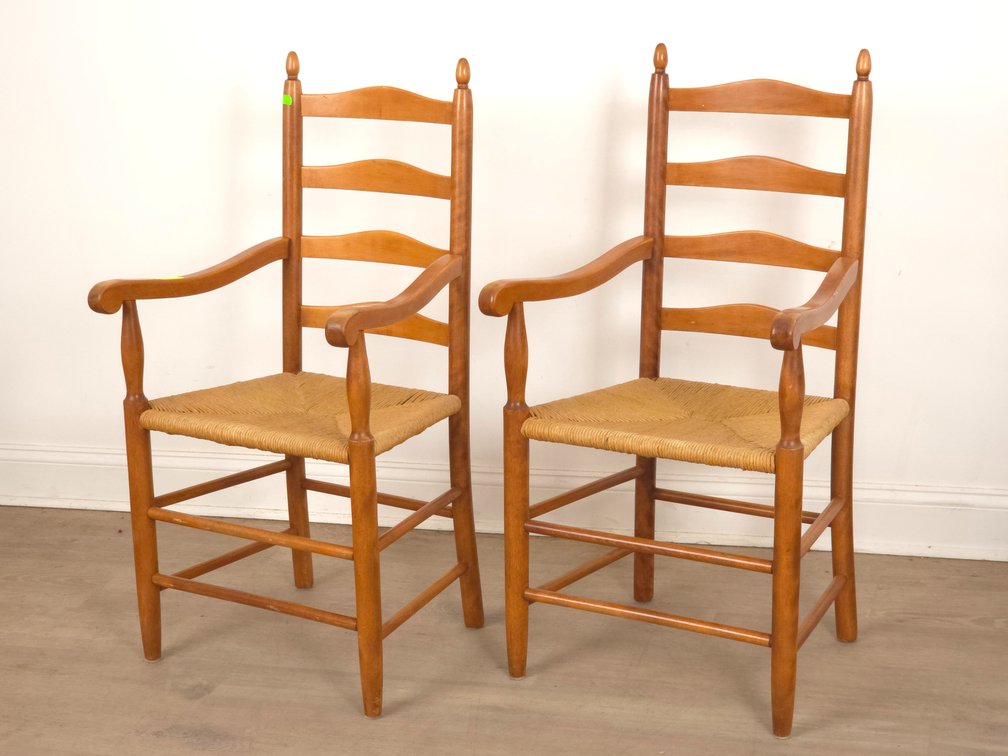 Clore Style Rush Bottom Chairs