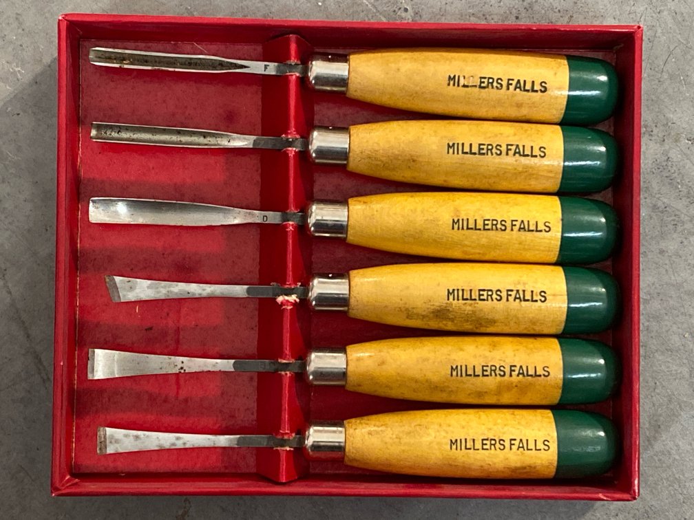 Millers Falls Carving Tool Set