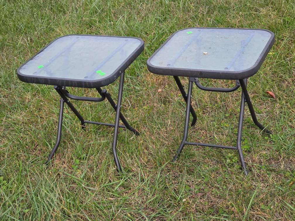Glass Top Side Tables