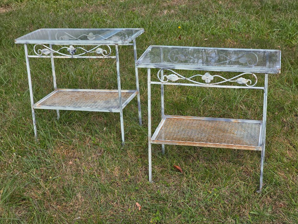 Glass Top Side Tables