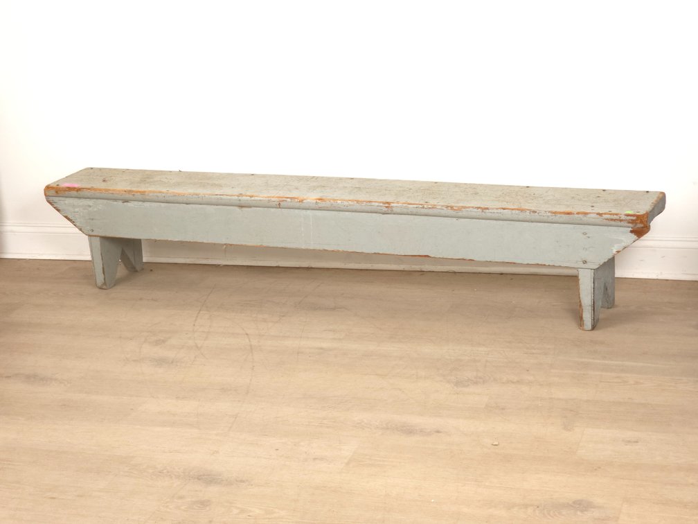 Early Painted Porch Bench