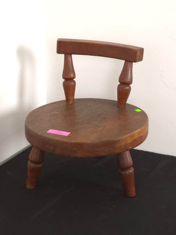 Walnut Milking Stool