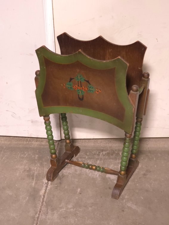 Antique Newspaper Holder