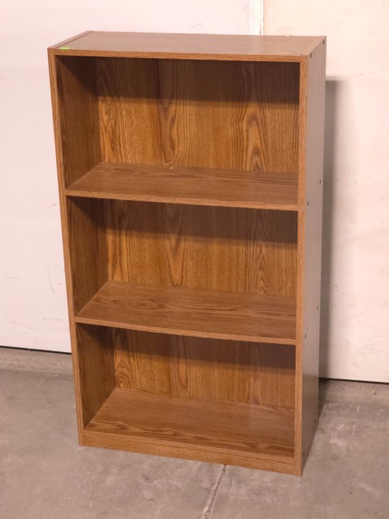 Faux Wood Bookcase