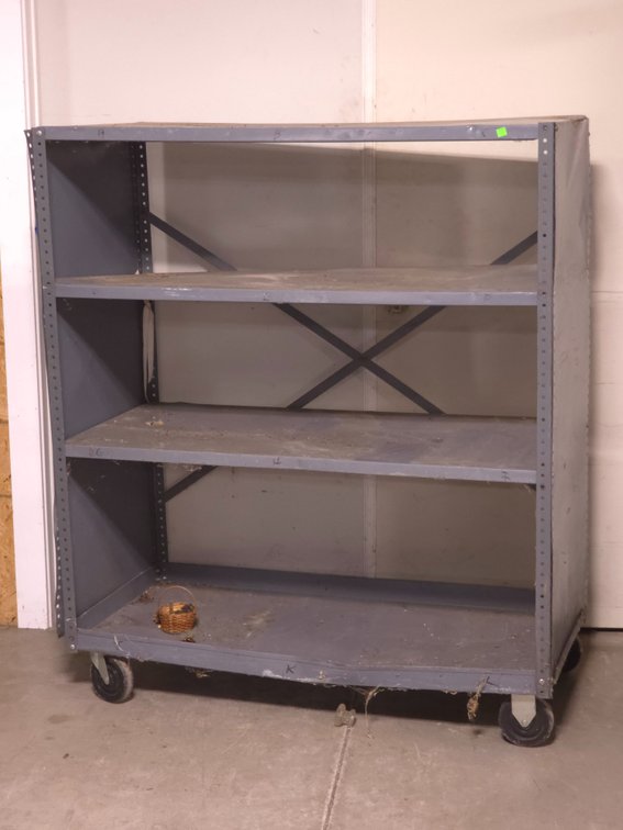 Industrial Shelving Cart