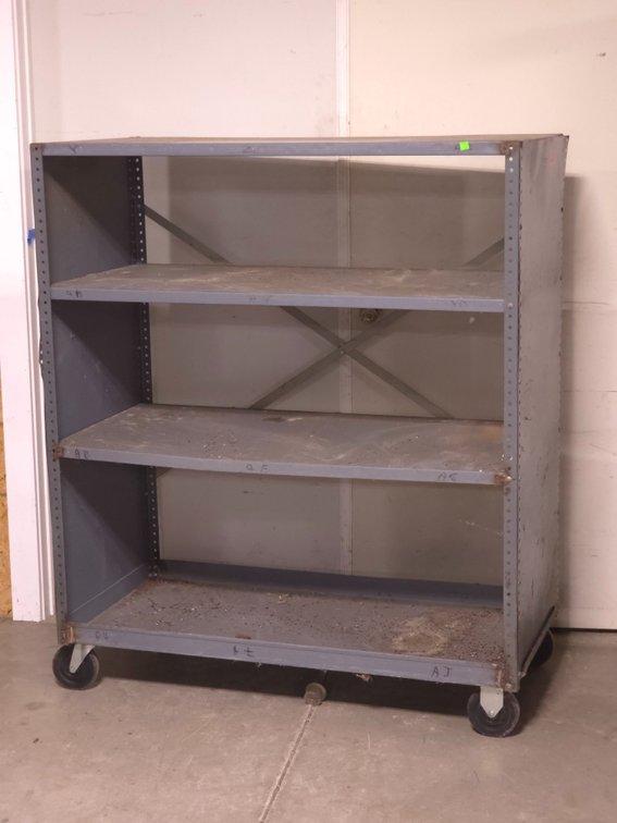 Industrial Shelving Cart