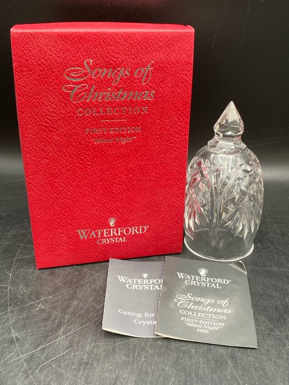 1996 Waterford Crystal Glass First Edition Bell