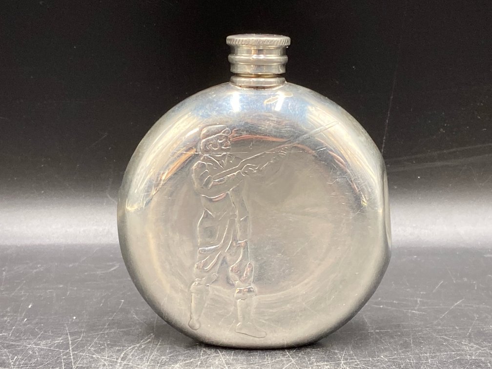 Pinder Bros. Sheffield English Pewter Pocket Flask