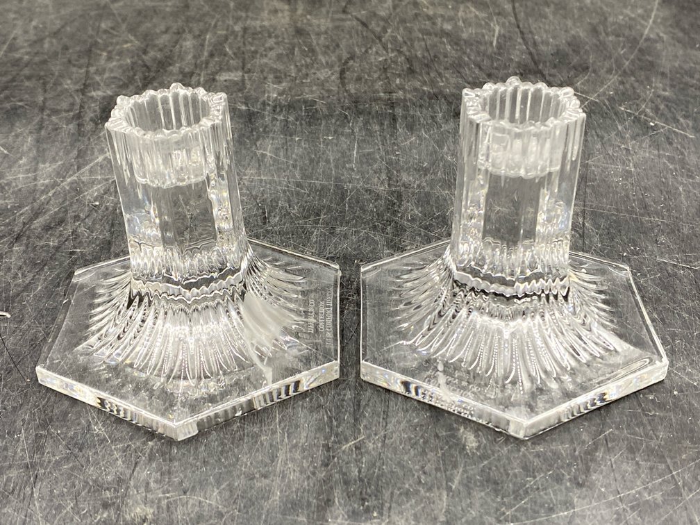 Tiffany Crystal Candlesticks
