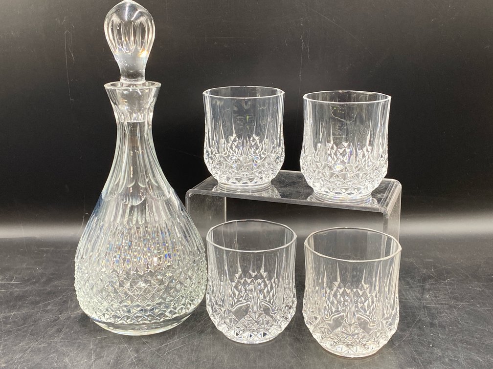 Crystal Glass Beverage Serving Set