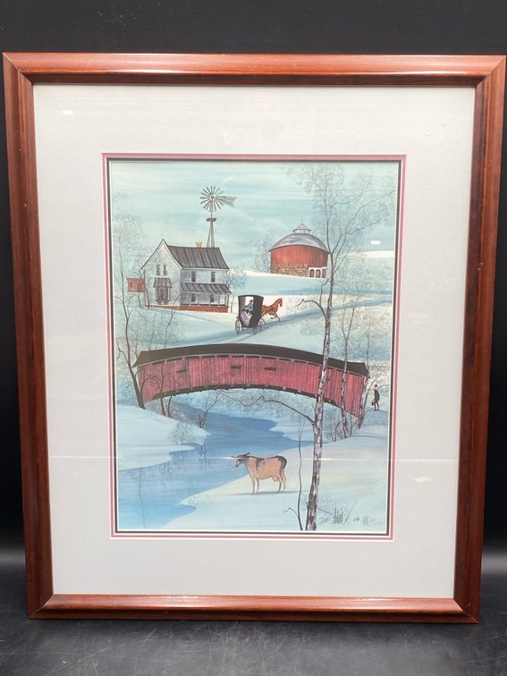 1987 P. Buckley Moss Limited Edition Artwork