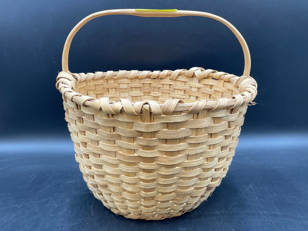 Round Splint Wood Basket