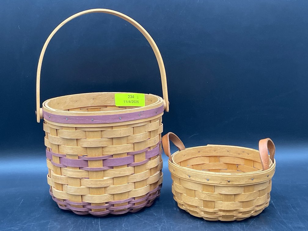 1995 Jerry Longaberger Signed Basket & Related