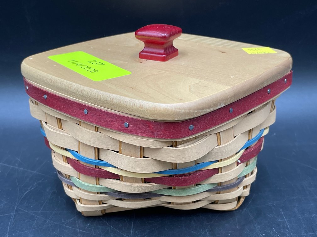 Longaberger Small Colorful Basket