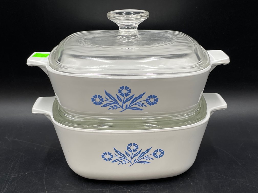 CorningWare "Blue Cornflower" Casserole Dishes