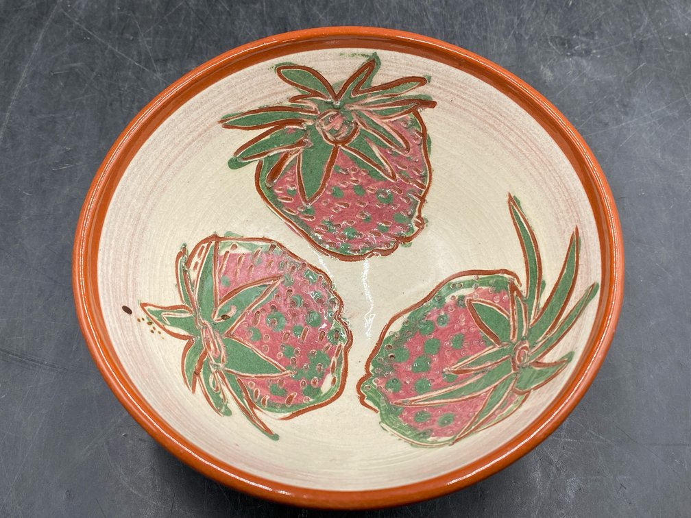 Hand-Painted Ceramic Bowl