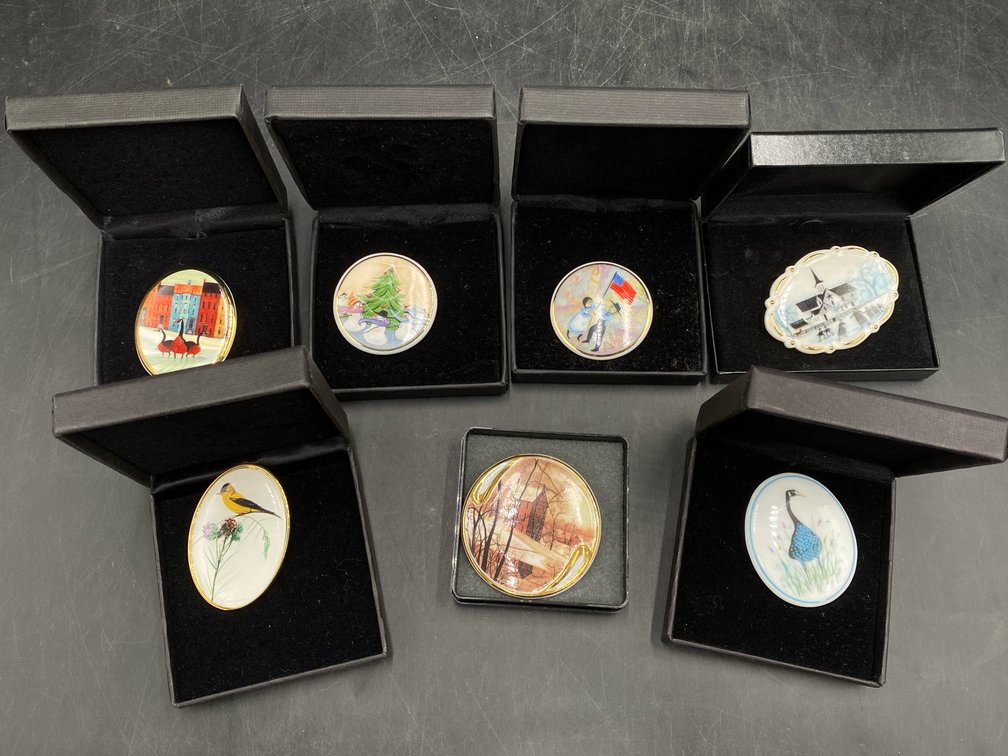 Limited Edition P. Buckley Moss Pins