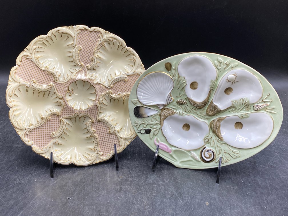 Porcelain Oyster Plates