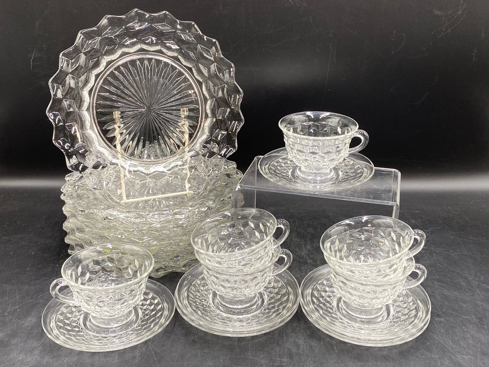 Fostoria American "Cubist" 20pc Set