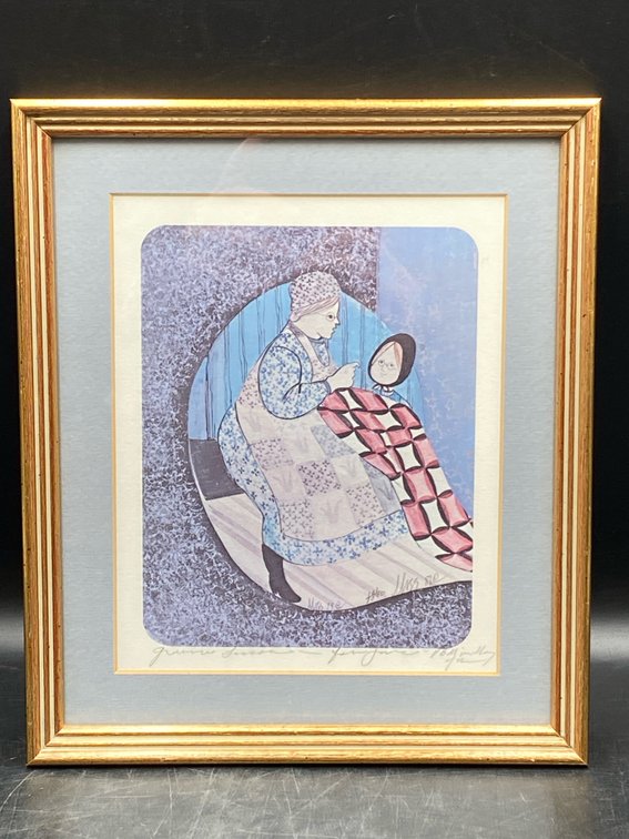 1981 P. Buckley Moss Framed Limited Edition