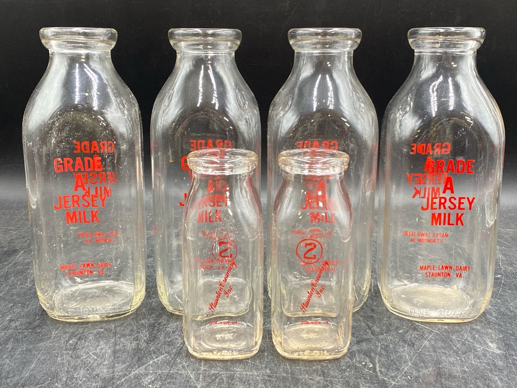 Staunton, Virginia Milk Bottles
