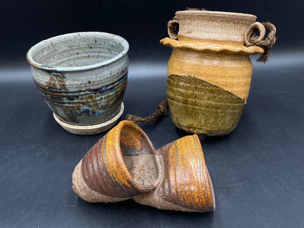 Glazed Pottery Planters