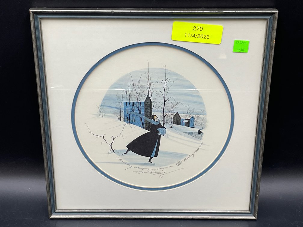 1979 P. Buckley Moss Limited Edition Art