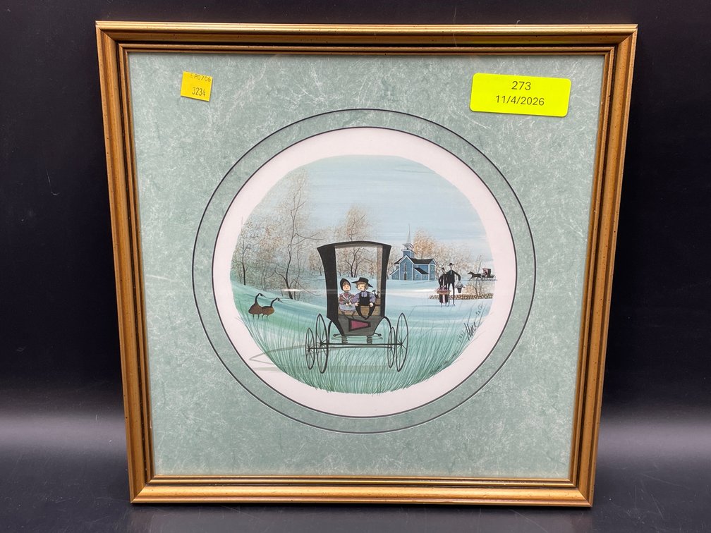 1992 P. Buckley Moss Numbered Lithograph
