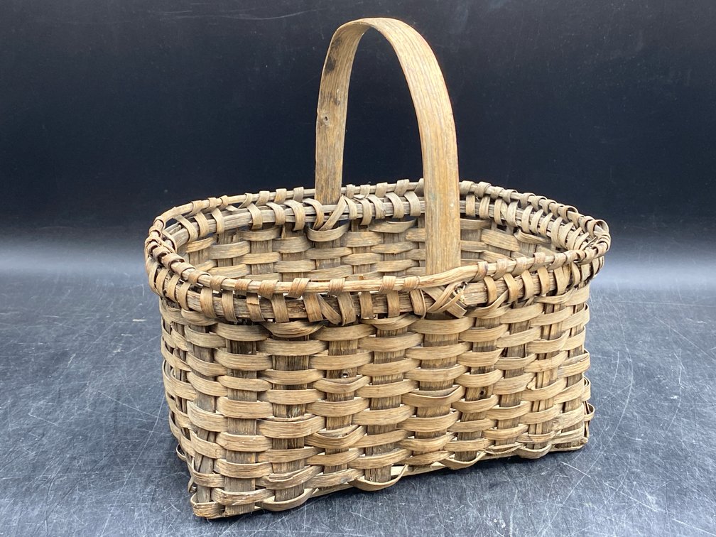 Woven Splint Oak Basket