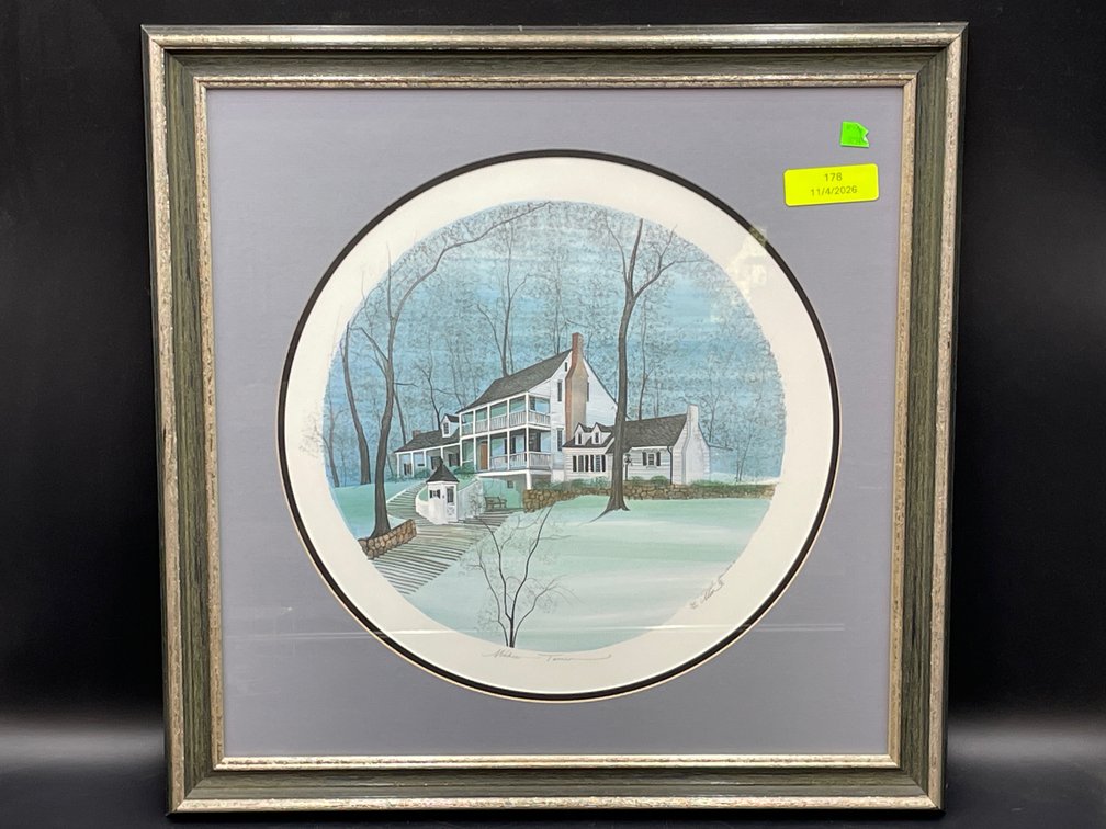 1989 Limited Edition P. Buckley Moss Art