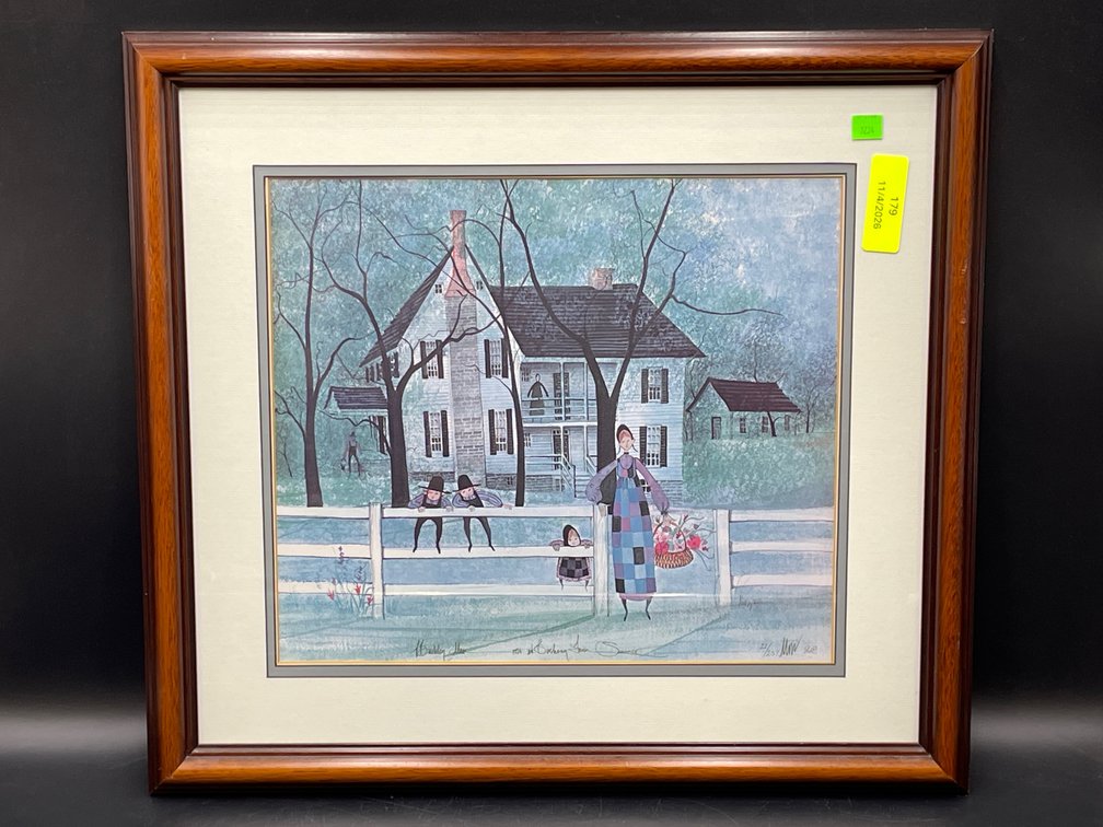 1986 P. Buckley Moss Limited Edition Art