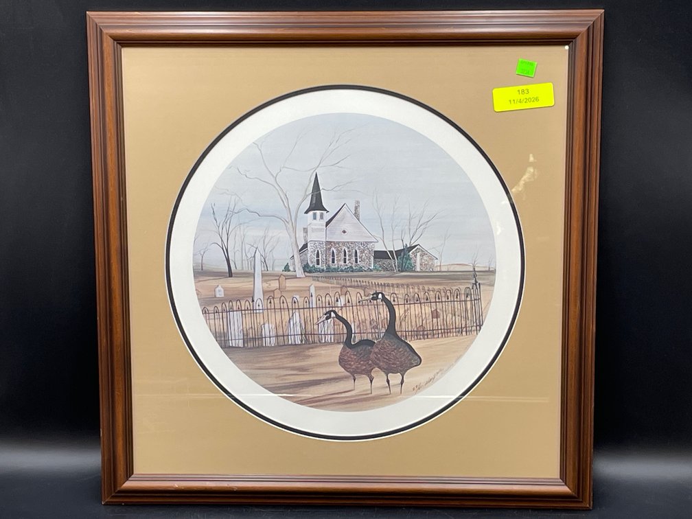 1990 P. Buckley Moss Limited Edition Art
