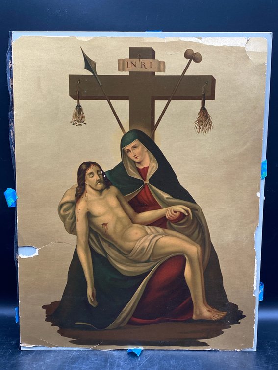 Lamentation Of Christ Devotional Print