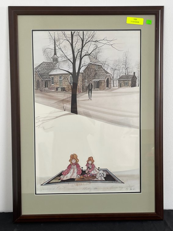 1984 P. Buckley Moss Limited Edition Art